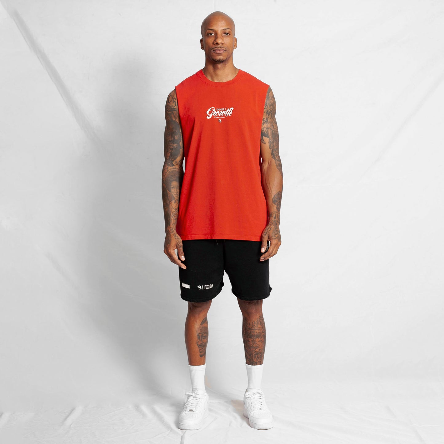 Camisilla Oversize Hombre Roja Buds