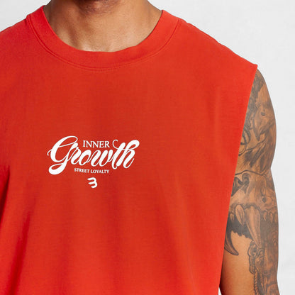 Camisilla Oversize Hombre Roja Buds
