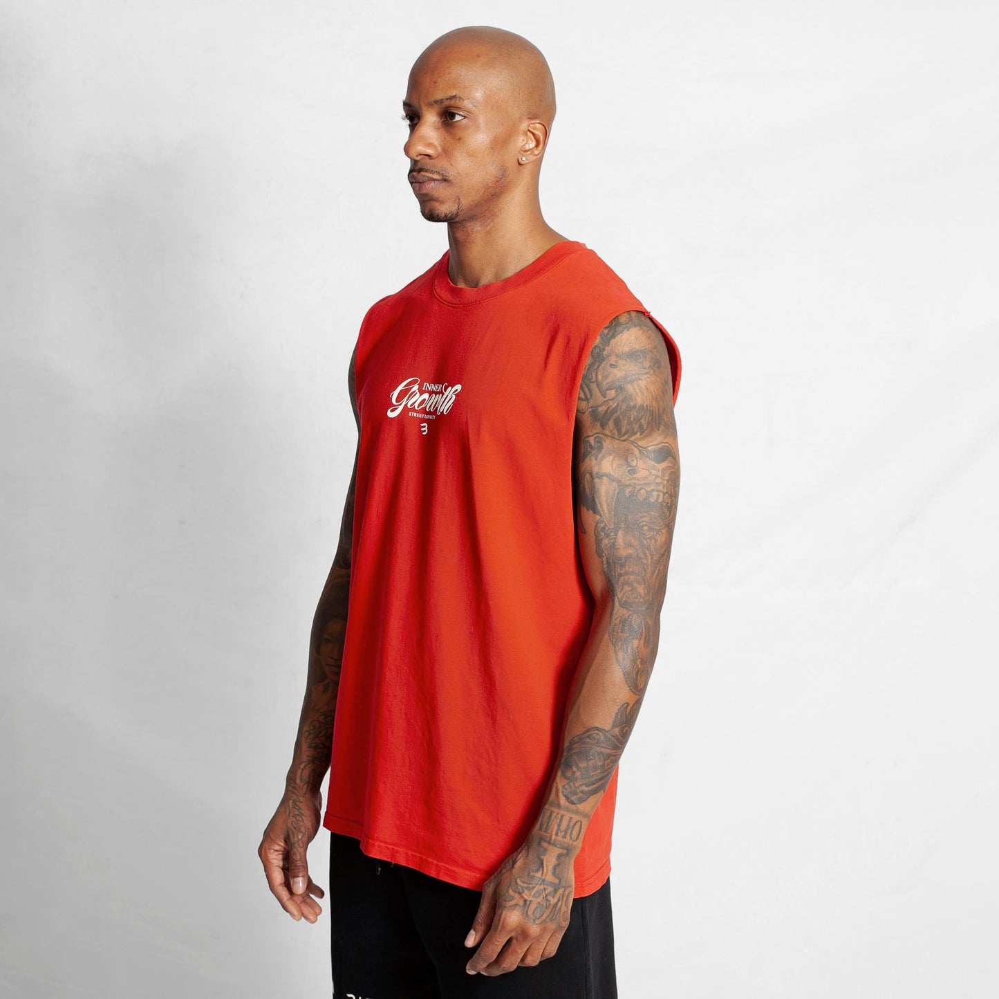 Camisilla Oversize Hombre Roja Buds