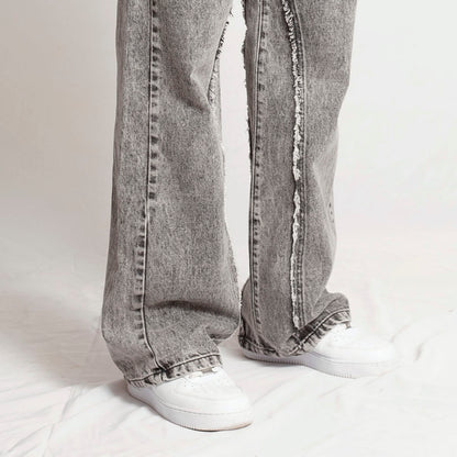 Jean Denim Baggy Hombre Gris Claro Buds