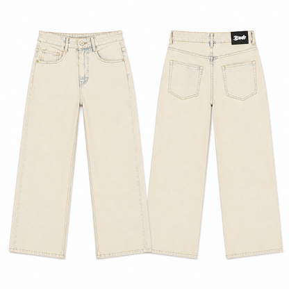 Jean Denim Flare Hombre Dirty Buds