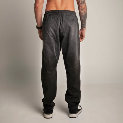 Pantalón Cargo Bota Recta Negro Degradé Buds