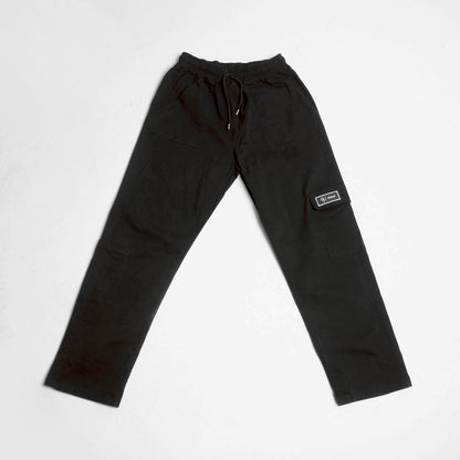Pantalón Cargo Bota Recta Negro Buds