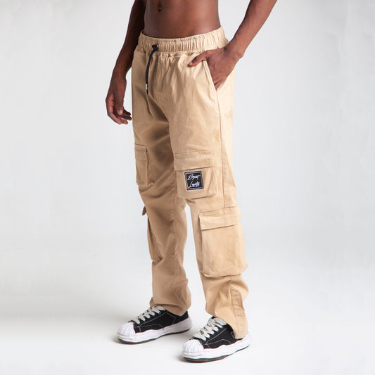 Pantalón Cargo Bota Recta Caramelo Buds