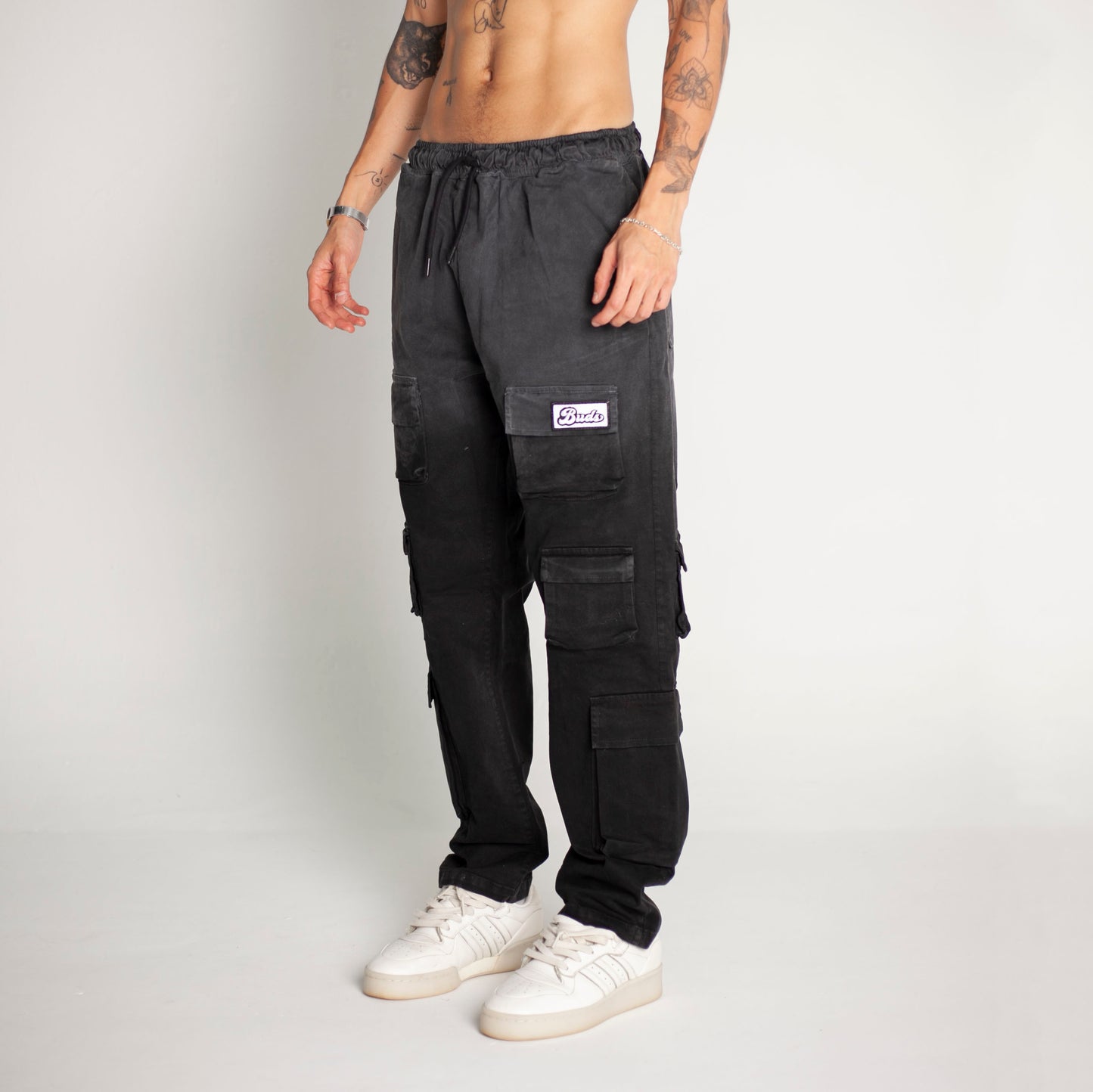 Pantalón Cargo Bota Recta Degradé Buds