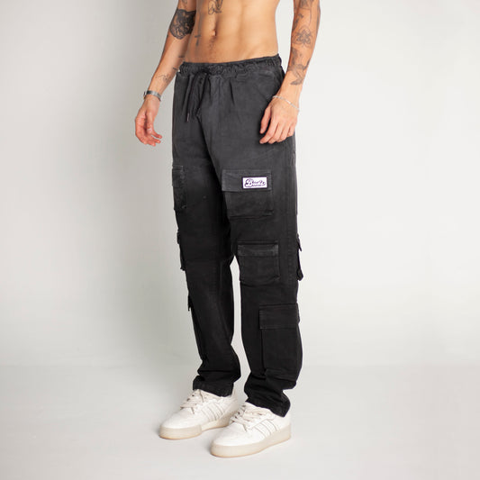 Pantalón Cargo Bota Recta Degradé Buds