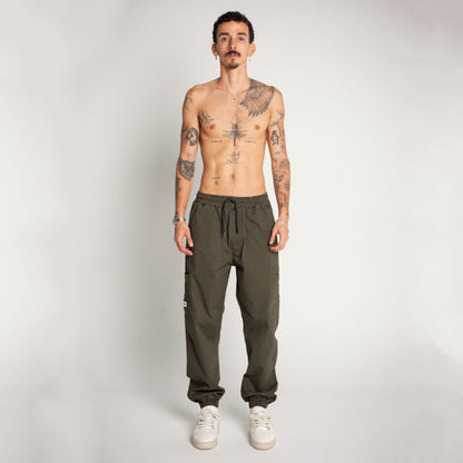 Pantalón Cargo Bota Resorte Verde Buds