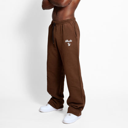 Sudadera Bota Recta Chocolate Tela Alto Gramaje 400G