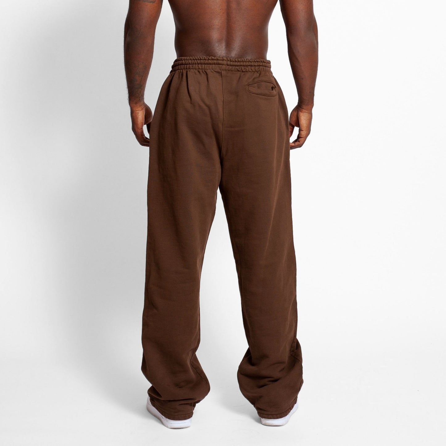 Sudadera Bota Recta Chocolate Tela Alto Gramaje 400G