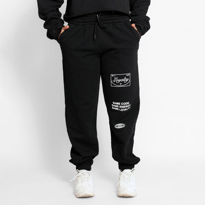 Sudadera Mujer Bota Resorte Negra Tela Alto Gramaje 400G