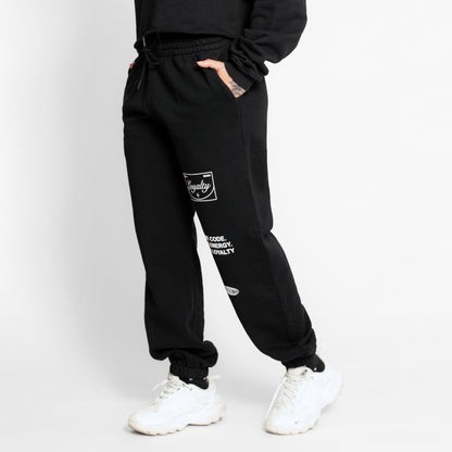 Sudadera Mujer Bota Resorte Negra Tela Alto Gramaje 400G
