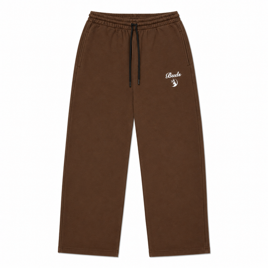Sudadera Bota Recta Chocolate Tela Alto Gramaje 400G