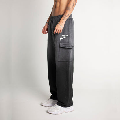 Sudadera Bota Recta Gris Degradé Tela Alto Gramaje 400G