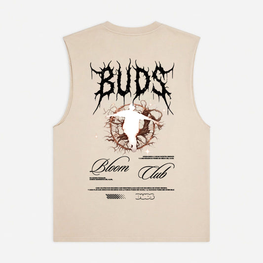 Camisilla Oversize Hombre Beige Buds