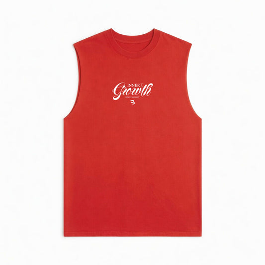 Camisilla Oversize Hombre Roja Buds