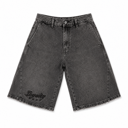 Bermuda Denim Baggy Hombre Gris Buds