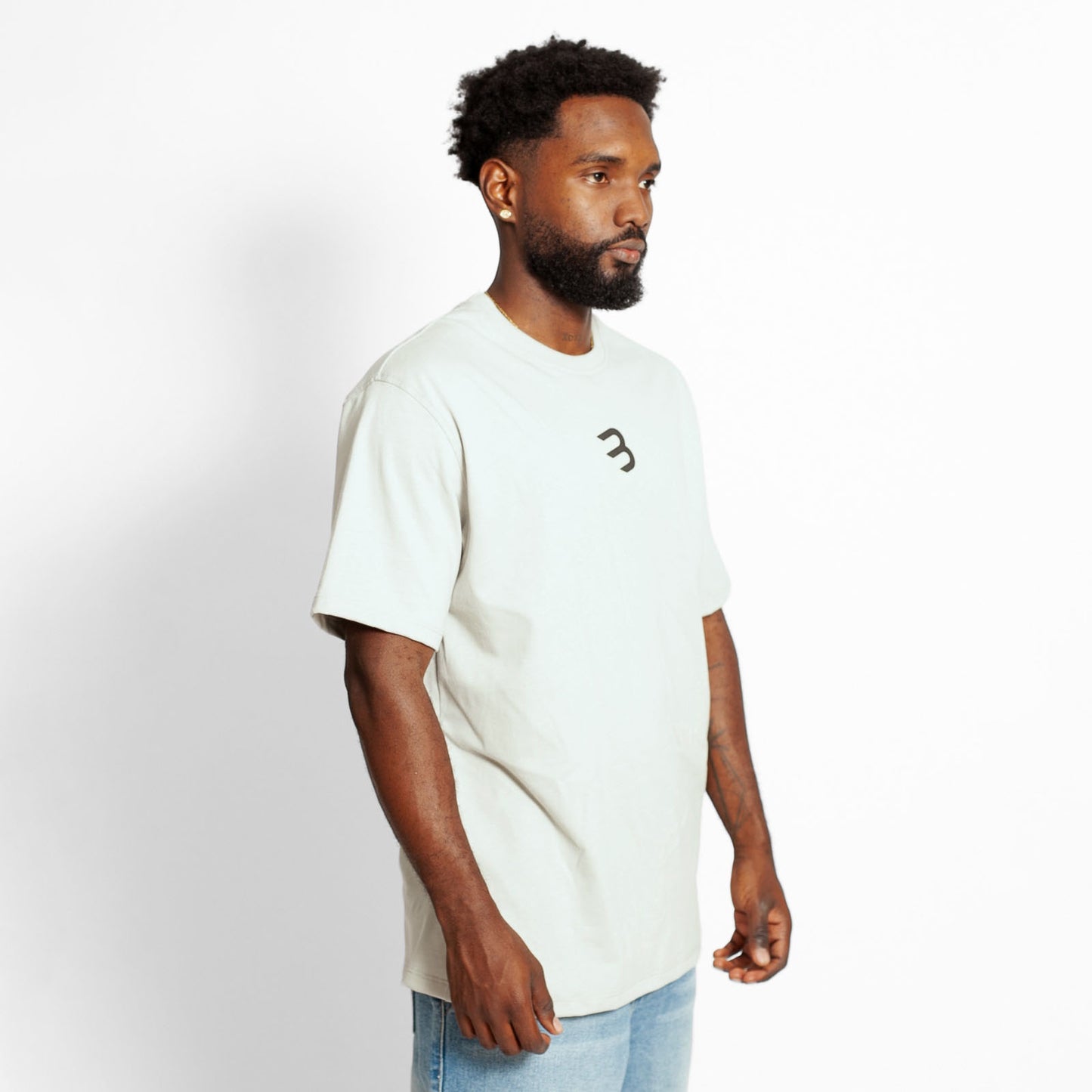 Camiseta Regular Hombre Verde Claro Buds