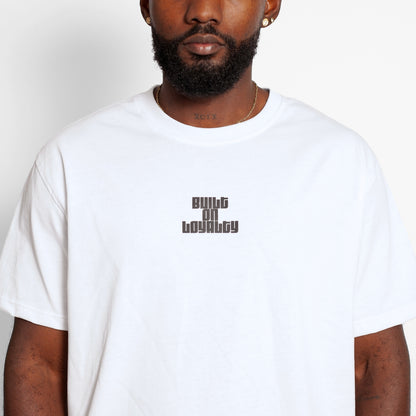 Camiseta Regular Hombre Blanco Buds