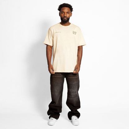 Camiseta Regular Hombre Beige Buds