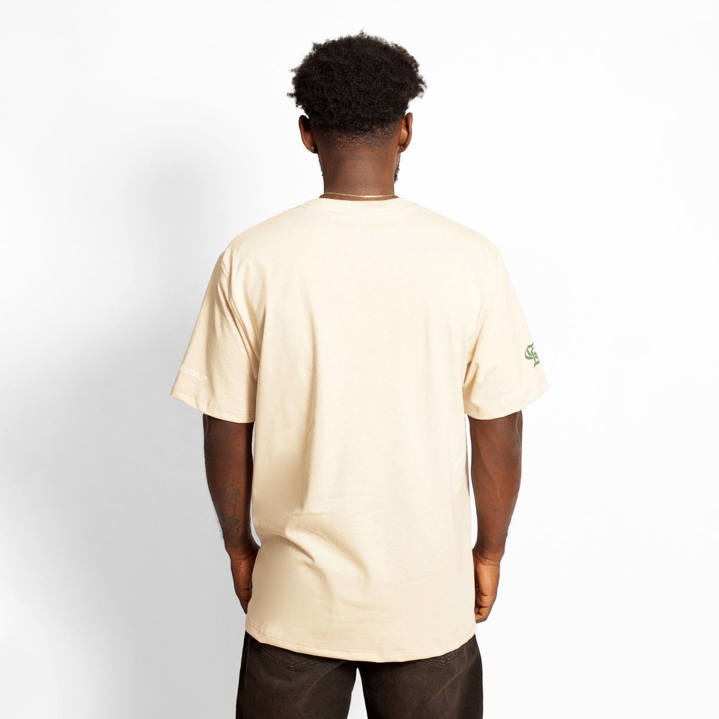 Camiseta Regular Hombre Beige Buds
