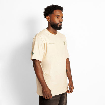 Camiseta Regular Hombre Beige Buds