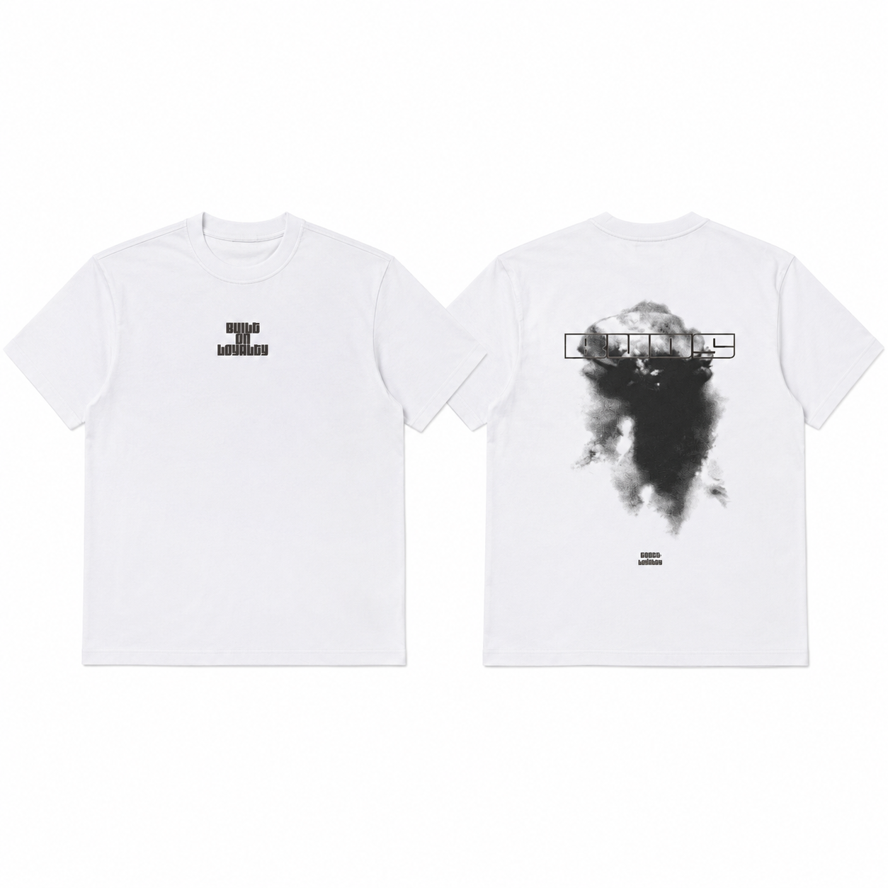 Camiseta Regular Hombre Blanco Buds