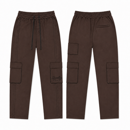 Pantalón Cargo Bota Recta Chocolate Buds