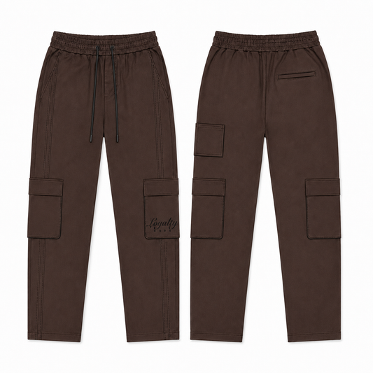 Pantalón Cargo Bota Recta Chocolate Buds