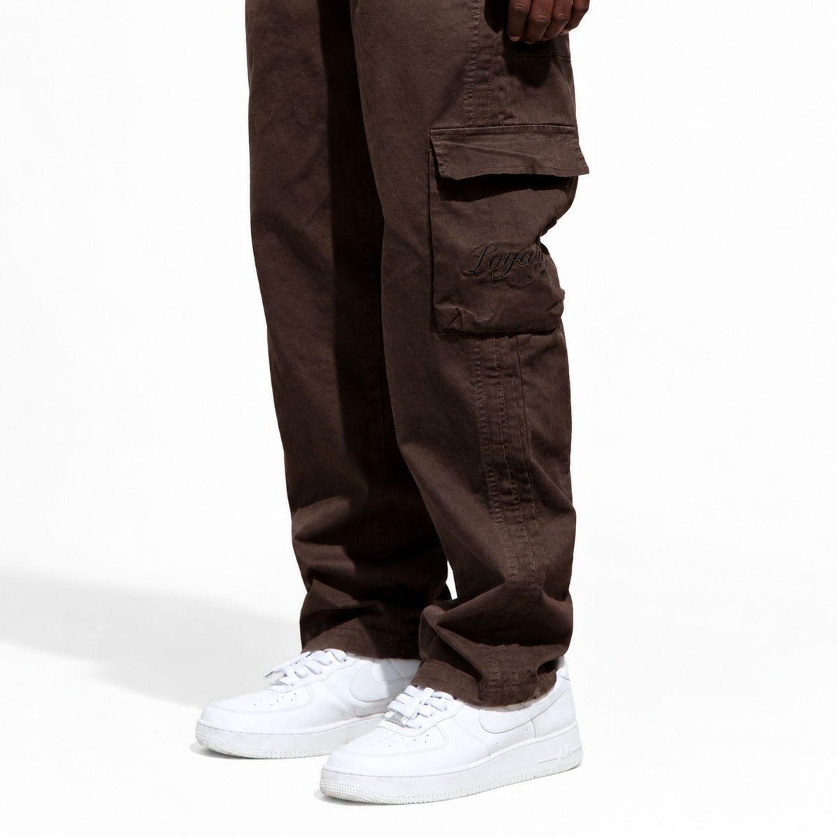 Pantalón Cargo Bota Recta Chocolate Buds