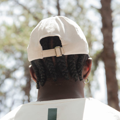 Gorra Corduroy Beige con Teja Negra Buds
