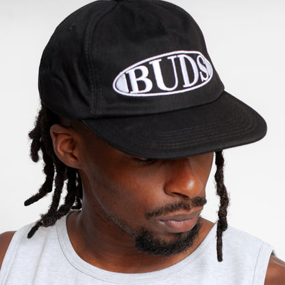 Gorra Golfer Negra Buds