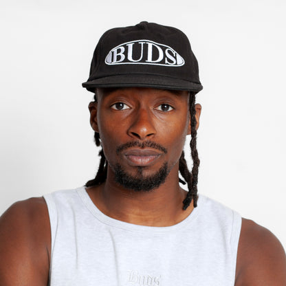 Gorra Golfer Negra Buds